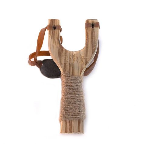 Wooden Slingshot, Outdoor Backyard, Bird Seed, Young At Heart, Leather Pouch, Beech Wood, Bird Feeders, 30 Years, Twine