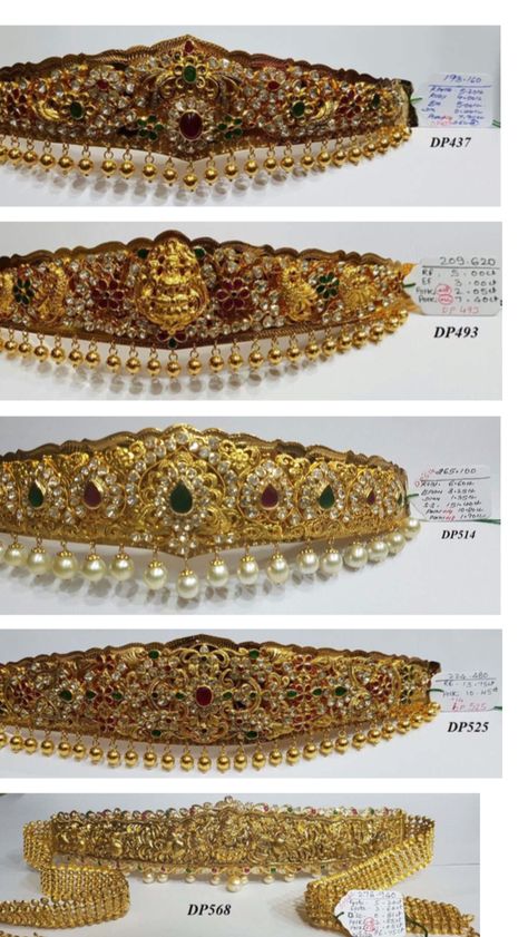 22kt gold waist belt vaddanam Gold Waist Belt Indian, Light Weight Vaddanam Designs Gold, Ashtalakshmi Vaddanam, Beautiful Gold Pendants, Kasu Mala, Gold Waist Belt, Mango Haram, Vaddanam Designs, Gold Jewelry Prom