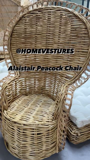 Vicki Leilani Stecher on Instagram: "Get Alistair Peacock chairs now at our Tucson Popup; in store pickup or DM and we will bring them to you!" Peacock Chairs, Peacock Chair, Tucson, Wicker Baskets, Decorative Wicker Basket, Pop Up, In Store, Pick Up, Bring It On