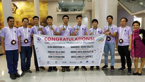 The Philippine contingent to the 60th International Mathematical Olympiad (IMO) claimed an impressive win as all six members of the team won a medal in the oldest and most prestigious of the international scientific Olympiads. The national team held strong by bringing home one silver and five bronzes against more than 600 other contestants in […] The Perfect Score, Sean Anderson, Math Olympiad, Grace Christian, Christian College, Team Leader, Science Education, High School Seniors, Summer Camp