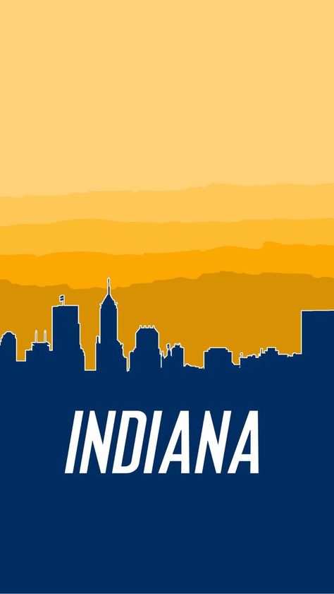 Get immersed in the world of the Indiana Pacers with this captivating NBA basketball phone wallpaper. Show your support for the team with this dazzlin... Indiana Pacers Wallpaper, Indiana Wallpaper, Nba Background, Wallpaper Nba, Nba Arenas, Indianapolis Skyline, Myles Turner, Computer Wallpaper Hd, Indiana Basketball