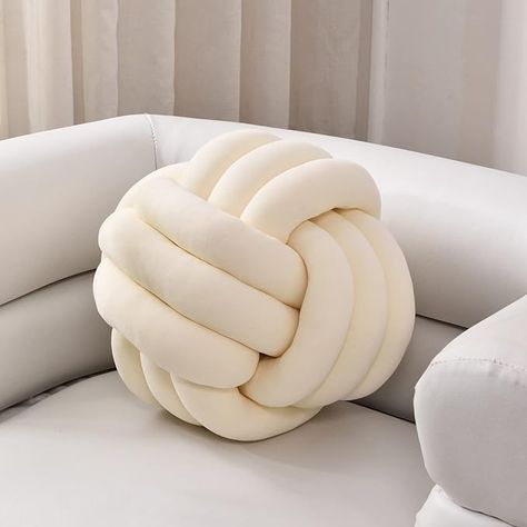 Amazon.com: ZAKUN Knot Pillow Ball, Soft Round Throw Pillow Cushion Home Decorative Ball Pillows, Handmade Plush Throw Knotted Pillow for Home Décor Children Play Knot Ball : Home & Kitchen Knotted Pillow, Knot Ball, Round Throw Pillow, Knot Pillow, Round Throw Pillows, Plush Sofa, Decorative Pillows Couch, Handmade Plush, Round Pillow