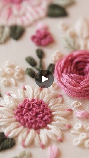 Embroidery Lessons, Sewing Hacks, Embroidery Stitches, Projects To Try, Embroidery, Tela