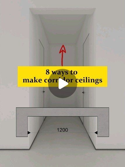 Corridor Pop Ceiling Design, Office Corridor Design Ideas, Suspended Ceiling Lighting, Reverse Cove False Ceiling, Corridor False Ceiling Design, House Corridor Design, Pop Design Ceiling Hall, False Ceiling Detail, Corridor Ceiling Design