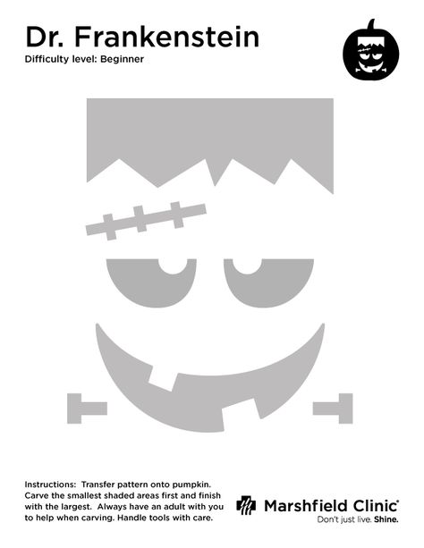 Dr. Frankenstein Pumpkin Carving Tempalte | Shine365 Pumpkin Frankenstein Carving, Frankinstine Pumpkin Carving, Pumpkin Carving Frankenstein, Frankenstein Jack O Lantern, Frankenstein Pumpkin Stencil, Frankenstein Pumpkin Carving, Pumpkin Templates Free Printable, Pumpkin Templates Free, Pumpkin Carving Template