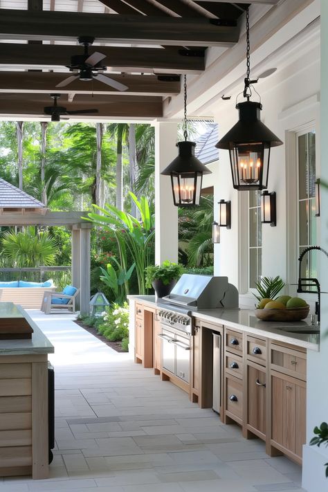 13 Stylish Florida Outdoor Kitchen Ideas In Southwest Homes Grill On Patio Ideas, Coyote Outdoor Kitchen, Outdoor Kitchen Against House Wall, Florida Outdoor Kitchen Ideas, Outdoor Patio Ideas With Kitchen, Outdoor Kitchen On Deck Ideas, Outdoor Kitchen Against The House, Grill Kitchen Outdoor, Outdoor Kitchen Decorating Ideas