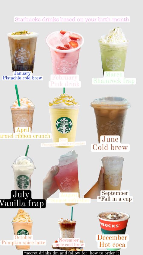 #starbucks #vibes #yum #drink #birthday Birthday Starbucks Drinks, Starbucks Birthday Drink, Vanilla Frap, Birthday Starbucks, Drink Birthday, Starbucks Birthday, Birthday Drinks, Pink Drinks, Starbucks Drinks