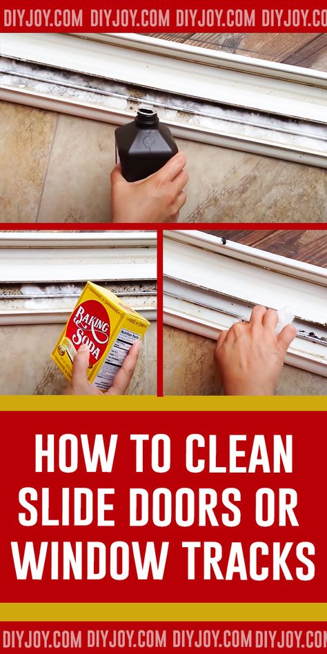 How To Clean Slide Doors Or Window Tracks How To Clean Window Tracks Easily, How To Clean Slider Door Tracks, Cleaning Slider Door Tracks, Clean Doors And Baseboards, Best Way To Clean Window Tracks, Cleaning Doors And Baseboards, Cleaning Sliding Door Tracks, How To Clean Sliding Door Tracks, How To Clean Window Tracks