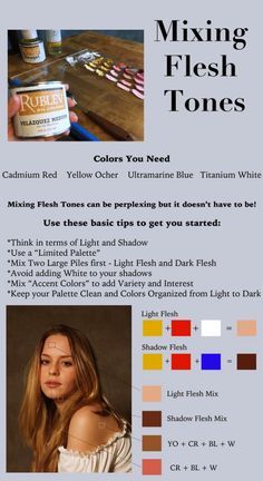 How To Achieve Perfect Skin Tones To Make Your Painting More Real Flesh Tones, Perfect Skin Tone, Oil Painting Tips, Limited Palette, Tempera Painting, Oil Painting Techniques, Painting Lessons, Art Lesson, Tempera