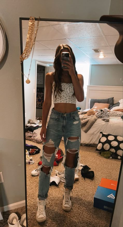 Outfits For The Fair, Cute Country Outfits, Trendy Outfits For Teens, Cute Preppy Outfits, Trendy Summer Outfits, Causual Outfits, Cute Comfy Outfits, Pinterest Outfits, Summer Fits