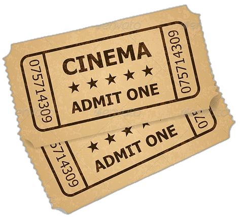 Old Movie Ticket, Tickets Illustration, Movie Ticket Template, Movie Ticket Stubs, Retro Cinema, Old Scool, Movie Ticket, Cinema Ticket, Ticket Template