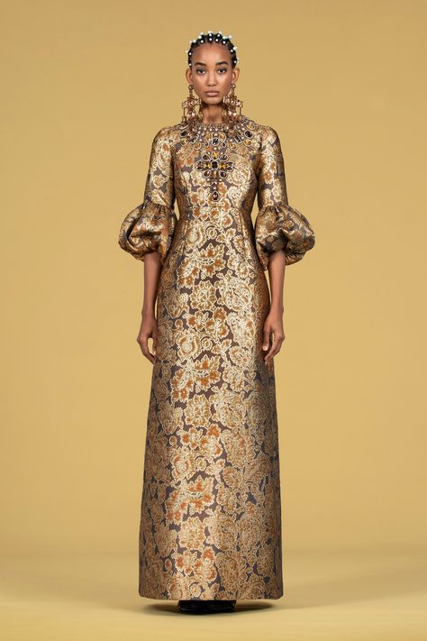 Andrew Gn, Brocade Dresses, Couture Mode, Gold Dress, Classy Dress, Couture Dresses, African Dress, Pre Fall, Couture Fashion