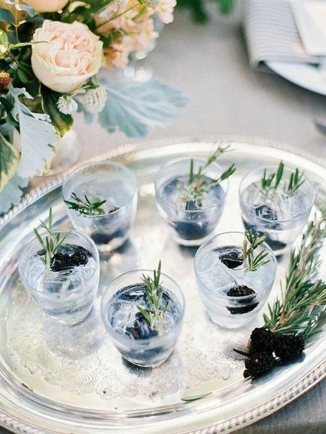 Blue Signature Cocktails, Blue Wedding Drinks, Blue Bridal Shower Ideas, Bridal Shower Drinks, Bridal Shower Inspo, Different Shades Of Blue, Something Blue Bridal, Blue Bridal Shower, Silver Swan