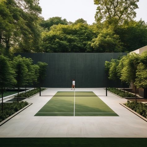 Casa Exterior, Dream House Exterior, Architectural Digest, Outdoor Design, House Inspo, Dream Home Design, House Inspiration, Tennis Court, My Dream Home