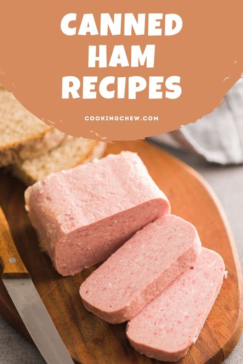 Canned Ham Salad Recipe, Recipes With Canned Ham, Tinned Ham Recipes, Canned Smoked Ham Recipes, Hormel Canned Ham Recipes, Canned Ham Recipes Crock Pots, Can Ham Recipes, Canned Ham Recipes Baked, Flakes Of Ham Recipes