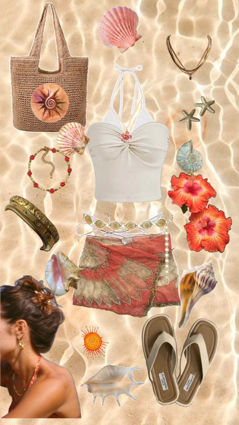 Island Aesthetic Outfit, Southeast Asia Outfits, Catalina Island Aesthetic, Thrifted Style, Dance Style Outfits, Island Aesthetic, Dance Style, Beach Fits, Catalina Island