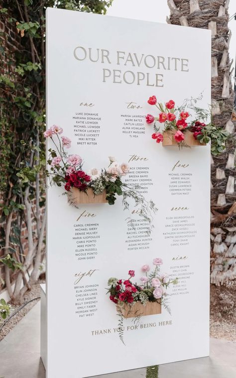 Nicole & John - Bliss Events Garden Wedding Signage Ideas, Garden Seating Chart Wedding, Seating Chart Wedding Garden, Wedding Seating Chart Flowers, Floral Wedding Seating Chart, Seating Chart Wedding Flowers, Floral Seating Chart Wedding, Flower Seating Chart Wedding, Garden Wedding Seating Chart