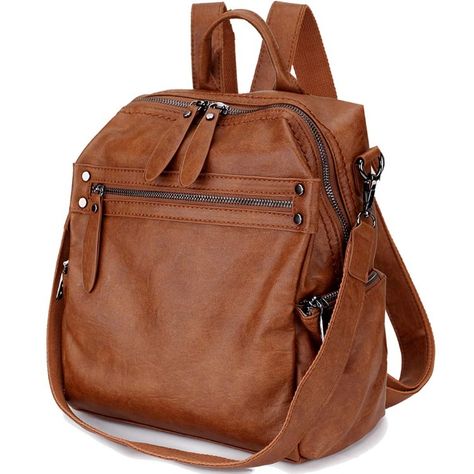 #purse #convertible Womens Rucksack, Mini Backpack Purse, Brown Backpacks, Mini Mochila, Purse For Women, Convertible Backpack, Designer Backpacks, Mini Backpack, Backpack Purse