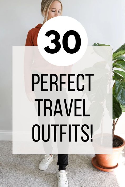 Here some great outfit ideas for traveling! These casual yet stylish outfits work for any type of travel - airplane or road trips. Outfit ideas you can try on your next trip! Traveling Outfits Ideas, Business Casual For Travel, Travel Outfits Women Summer, Travel In Car Outfit, Jean Travel Outfits, Casual Outfits For Traveling For Women, Travel Outfit Ideas For Women Over 40, Outfits For A Trip Casual, Denim Travel Outfit