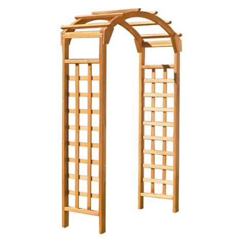 Greenstone Natural Arch 7 ft. Wood Arbor Gate Arbor, Arbor Arch, Window Arch, Arch Garden, Garden Renovation, Wood Arbor, Wooden Arbor, Arbors Trellis, Outdoor Window