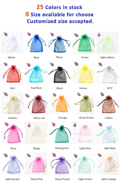 13x18cm/5x7 Inches 25 Colors In Stock Promotional Small Mesh Drawstring Gift Package Bag Bulk Organza Bags Wholesale - Buy Organza Bags Wholesale,Nylon Mesh Drawstring Bag,Bulk Organza Bags Product on Alibaba.com Pouch Packaging, Packaging Bag, Design Department, Wholesale Bags, Eco Bag, Wedding Party Favors, Purple Bags, Bag Packaging, Mesh Bag