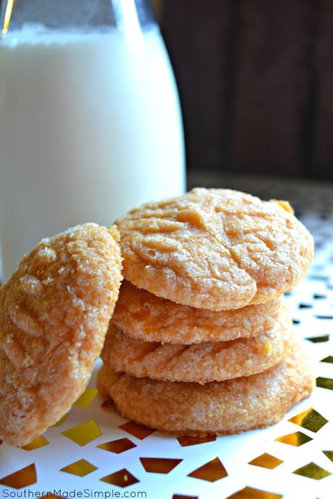 Soft Batch Pumpkin Sugar Cookies - Southern Made Simple Soft Batch Pumpkin Sugar Cookies, Cookies Large Batch, Halloween Cooking, Pumpkin Baking, Soft Batch, Southern Cooking Recipes, Pumpkin Treats, Pumpkin Sugar Cookies, Christmas Cookie Recipes