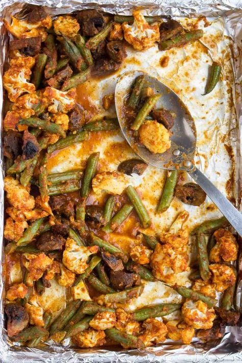 Roasted Vegetable Masala (Low Carb) - Low Carb Maven Indian Vegetable Recipes, Vegetable Masala, Carb Sides, Low Carb Maven, Vegan Keto Recipes, Breakfast Low Carb, Aloo Gobi, Low Carb Veggies, Roasted Vegetable Recipes