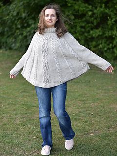 Cable Scarf, Poncho Knitting Patterns, Capes & Ponchos, Poncho Cardigan, Knitting Needles Sizes, Poncho Pattern, Crochet Clothing, Knit Bottom, Scarf Poncho