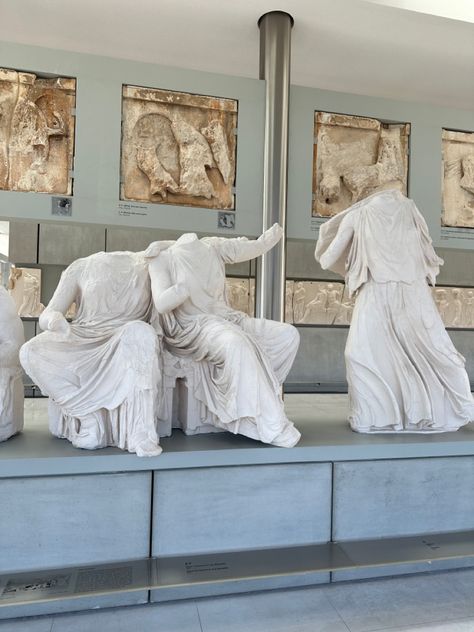 The Acropolis Museum of Athens Greece Athens Photo Ideas, Athens Aesthetic, Athens Museum, Ancient Greece Aesthetic, Classical Studies, Acropolis Museum, Dreamscape Architecture, Greek Architecture, Dream Trips