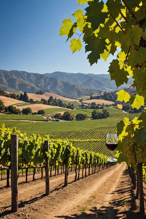 Sip and Savor: Discovering the Delights of California Wine Country Wine Train, California Wine Country, Train Tour, Hills And Valleys, Wine Country California, Types Of Wine, Tropical Beaches, California Wine, Famous Places