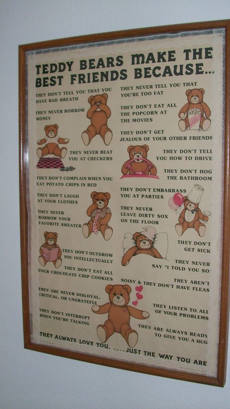 Old Teddy Bear poster... Teddy Bear Quotes, Old Teddy Bears, Bear Quote, Teddy Day, Love Bears All Things, Teddy Bear Pictures, Teddy Bear Toys, Teddy Bear Picnic, Jealous Of You