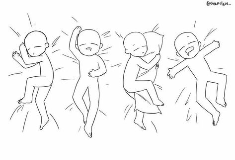 Sleeping Drawing, Poses Anime, Couple Drawing, 강아지 그림, Drawings Of Friends, Drawing Expressions, 캐릭터 드로잉, Funny Drawings, Chibi Drawings