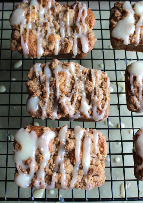 Mini Loafs, Mini Breads, Brownie Bread, Baked Gifts, Apple Crumb Cake, Loaf Breads, Crumb Cakes, Mini Loaf Cakes, Apple Crumb Cakes