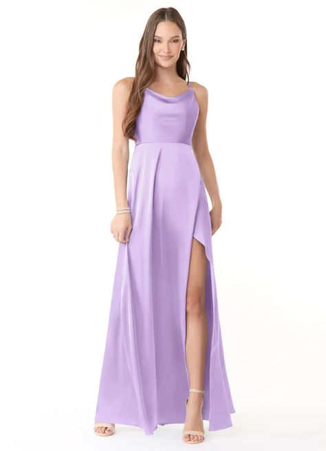 Azazie Naomie Stretch Satin Dress Bridesmaid Dresses | Azazie Lavender Purple Bridesmaid Dresses, Lilac Satin Bridesmaid Dresses, Lilac Satin Bridesmaid Dress, Shades Of Purple Bridesmaid Dresses Satin, Azazie Dusty Lavender Bridesmaid Dresses, Azazie Lilac Bridesmaid Dresses, Azazie Amethyst Bridesmaid, Skin Drinks, Lilac Bridesmaid Dresses