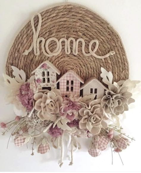 Boho Spring Decor, Jute Wreath, Boho Crafts Diy, Front Porch Christmas Decor Ideas, Door Wreaths Diy, Porch Christmas Decor Ideas, Jute Crafts, Porch Christmas Decor, Front Porch Christmas