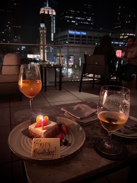 Roof Top Dinner, Rooftop Dinner Date, Romantic Birthday Dinner, Dinner Date Photos, Libre Intense, Ysl Libre, Couples Dinner, Date Bars, Photo Collage Wall