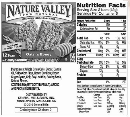 25 Contoh Soal Label Makanan dalam Bahasa Inggris 1 Label Minuman, Label Produk, Oats And Honey, Crunchy Granola, Honey Soy, Granola Bars, Dietary Fiber, Saturated Fat, 4 Ingredients