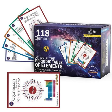 Periodic Table of Elements Laminated Flashcard Science kit| Quick Element Study Aid|Chemistry Flash Card Game for Teachers, Students, Homeschool Kids, Classroom| Educational Chart Reference Guide Periodic Table Poster, Educational Chart, Periodic Elements, Bill Planner, Writing Station, Table Of Elements, Chemical Structure, Flashcards For Kids, Homeschool Kids