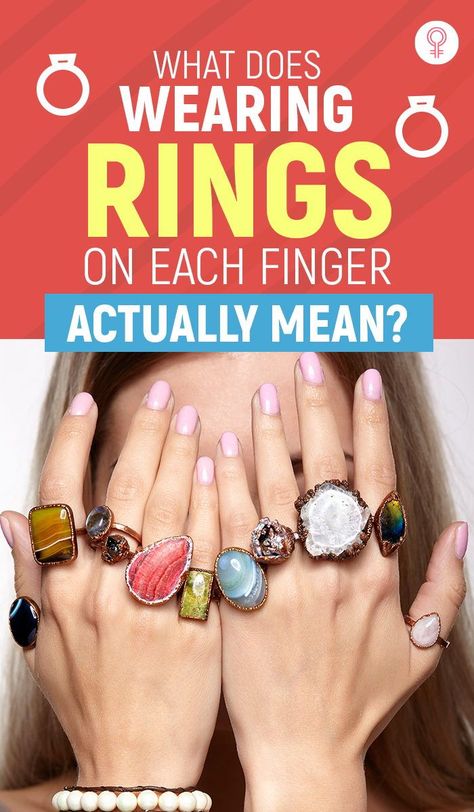 What Does Wearing Rings On Each Finger Actually Mean? As laughable as all of this sounds, there really does appear to be serious significance for wearing a particular ring on a particular finger. #rings #finger #personality Which Finger To Wear Rings, What Rings On Fingers Mean, Rings In Finger Meaning, Little Finger Rings For Women, Ring Finger Meaning Hands, What Each Finger Means For Rings, Middle Finger Rings For Women, Rings For Chubby Fingers, Index Finger Rings For Women