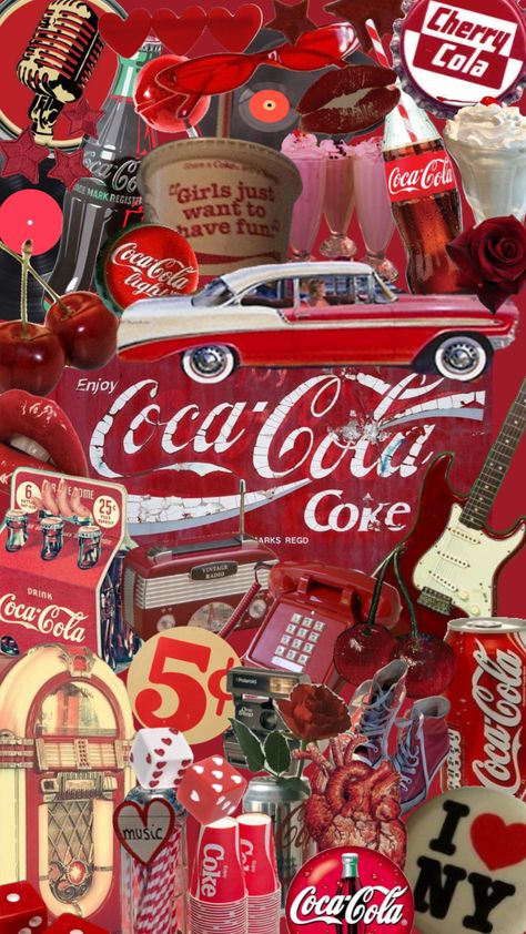 #cococolada #cococolaaesthetic #red #drinks #vintage #vibes #music #art #wallpaper Blue Western Wallpaper, Coke Wallpaper, Music Art Wallpaper, Coca Cola History, Coca Cola Wallpaper, Background Screensavers, Coca Cola Poster, Cocoa Cola, Coca Cola Light