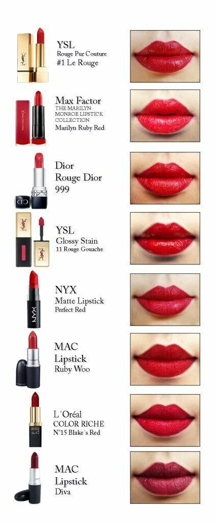 Red lipstick Best Red Lipstick, Red Lipstick Makeup, Nyx Lipstick, Ruby Woo, Best Lipsticks, Lipstick Collection, Lipstick Swatches, Trendy Makeup, Max Factor