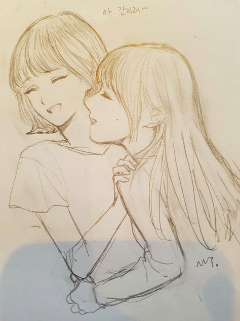 Eunha x Yerin Fanart Girl x Girl Lesbian K-pop Lesbian Bases Drawing Cute, Lesbian Art Reference Base, Lesbian Sketching Easy, Lesbian Drawn Sketch, Lesbian Drawing Base, Drawing Base Girl, Draw Hacks, Anime Lesbian, Friend Letters