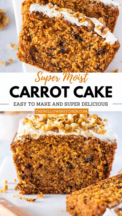 Photo of Super Moist Carrot Cake Loaf Muffins Made With Almond Flour, Super Moist Carrot Cake, Oat Carrot Cake, Dairy Free Carrot Cake, Sugar Free Carrot Cake, Carrot Cake Loaf, Moist Carrot Cake, Healthy Cakes, Almond Flour Cakes