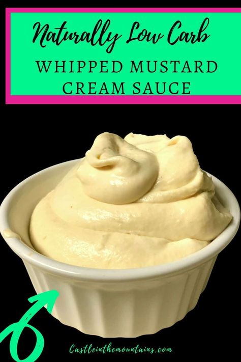 Keto Mustard Sauce, Keto Condensed Milk, Keto Dips, Easy Sauce Recipe, Mustard Cream Sauce, Healthy Tasty Recipes, Lowcarb Recipes, Meat And Veggies, Carnivore Keto