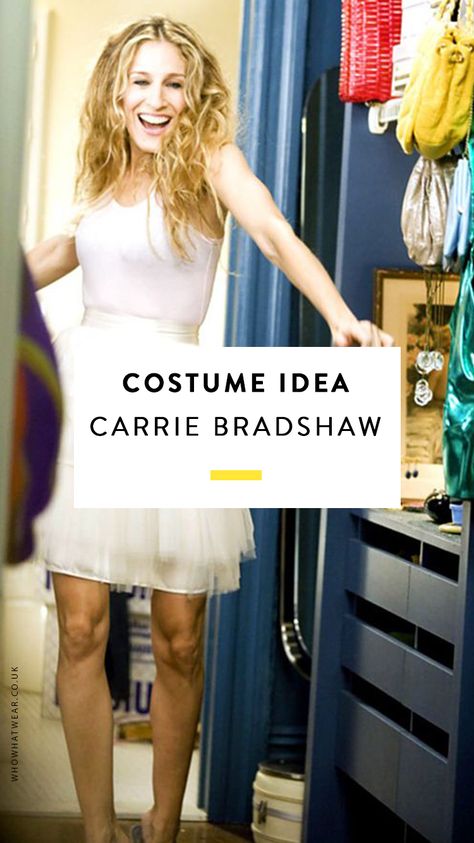 Carrie And Big Costume, Carrie Bradshaw Halloween Costume, Carrie Bradshaw Costume, Affordable Halloween Costumes, Halloween Fits, Fashion Costume Halloween, City Party, High Fashion Outfits, Halloween Costume Ideas