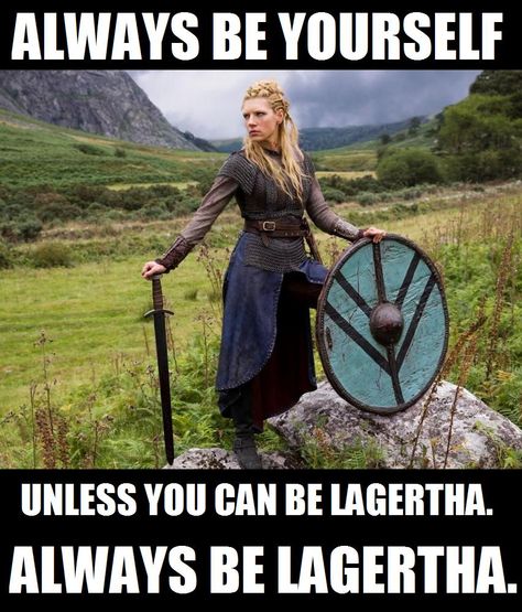 Because, seriously, who wouldn't want to be Lagertha?! (Photo Credit: History Channel, Metro-Goldwyn-Mayer Studios Inc./Rachel Tsoumbakos) Lagertha Lothbrok, Vikings Lagertha, Costume Viking, Vikings Season, Viking Costume, Viking Women, Katheryn Winnick, Vikings Tv, Tokyo Street Fashion