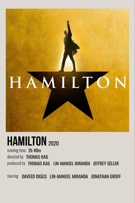 minimal polaroid musical poster for hamilton Movie Posters Hamilton, Hamilton Polaroid Poster, Hamilton Posters Aesthetic, Hamilton Minimalist Poster, Hamilton Movie Poster, Hamilton Musical Poster, Hamilton Prints, Hamilton Movie, Hamilton Aesthetic