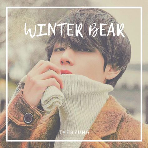 V WINTER BEAR ALBUM COVER BY ME Taehyung Album Cover, V Album Cover, V Winter Bear, Bts Album Cover, Albums Covers, Airplane Pt.2, Bts Stickers, Army Logo, Shopping Humor