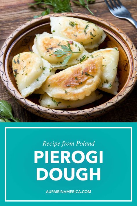 Ukrainian Pierogi Recipe, Polish Pierogi Dough Recipe, Best Pierogi Dough Recipe, Perogie Dough Recipe, Pierogies Homemade, Pierogi Recipes, Pierogi Dough, Potatoes Dishes, Polish Pierogi