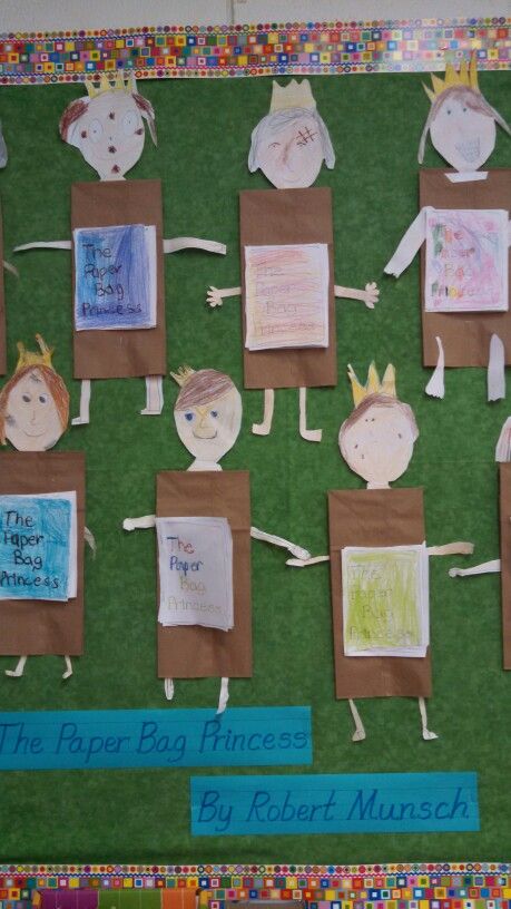 Paper Bag Princesses -the little book is a summary we wrote together. The Paper Bag Princess Activities, Paper Bag Princess Activities, The Paper Bag Princess, Paper Bag Princess Craft, Princess Activities, Shape Sorting Activities, Paper Bag Princess, Human Body Activities, Princess Book